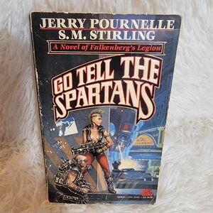 1991 Go Tell The Spartans Sci-Fi Paperback Book Jerry Pournelle S.M. Stirling